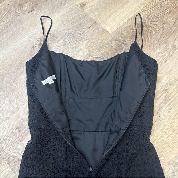 Shoshanna Black Lace Balconette Cocktail Dress - Picture 6 of 10